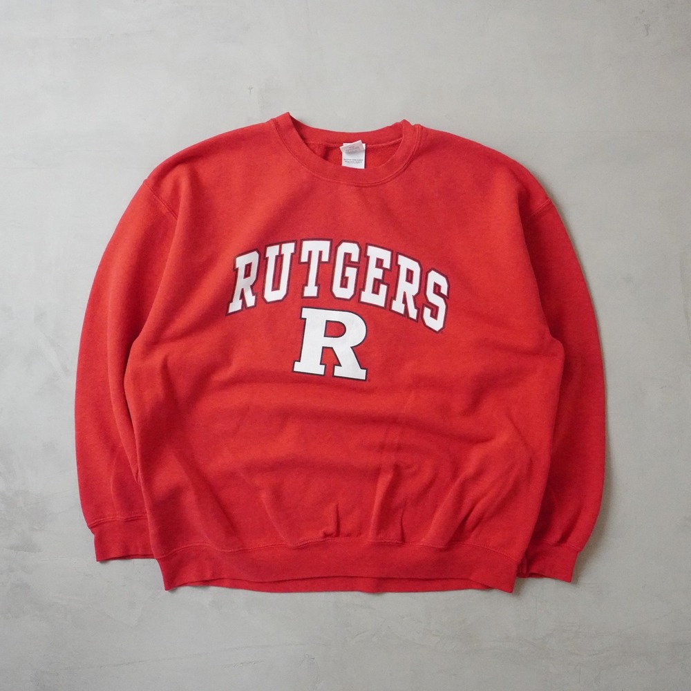 Vintage Collegiate Sportswear Rutgers Scarlet Knights Red Sweatshirt Mens XL